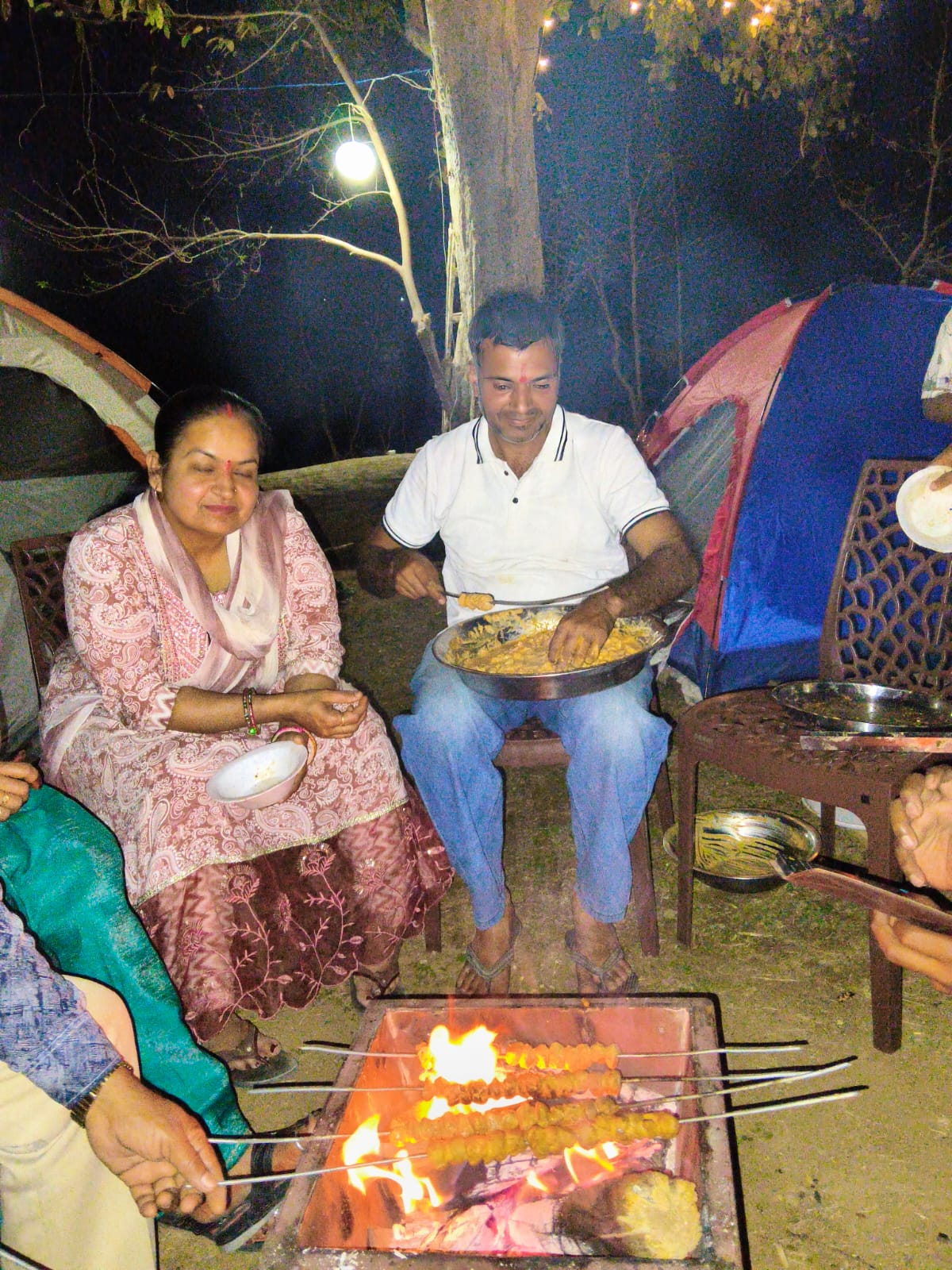 Campsite in Narsinghgarh